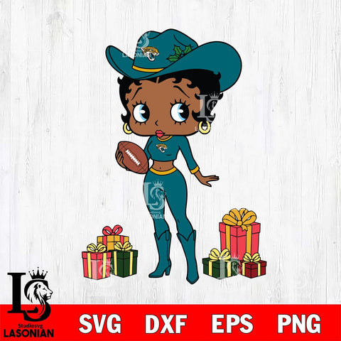 Jacksonville Jaguars Betty Boop Cowboy Football File Cut, NFL SVG DXF EPS PNG PDF File, Digital Download , Criucut , Silhouette