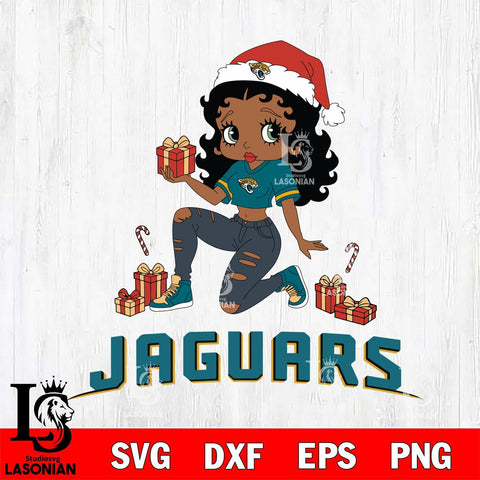 Jacksonville Jaguars Betty Boop Gift File Cut, NFL SVG DXF EPS PNG PDF File, Digital Download , Criucut , Silhouette