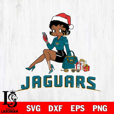 Jacksonville Jaguars Betty Boop Phone File Cut, NFL SVG DXF EPS PNG PDF File, Digital Download , Criucut , Silhouette