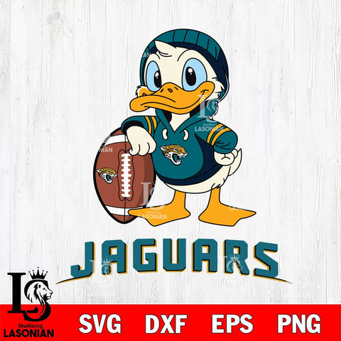 Jacksonville Jaguars Donald Duck Cool Sport Cricut, NFL SVG DXF EPS PNG FILE, Digital Download,Instant Download, Silhouette