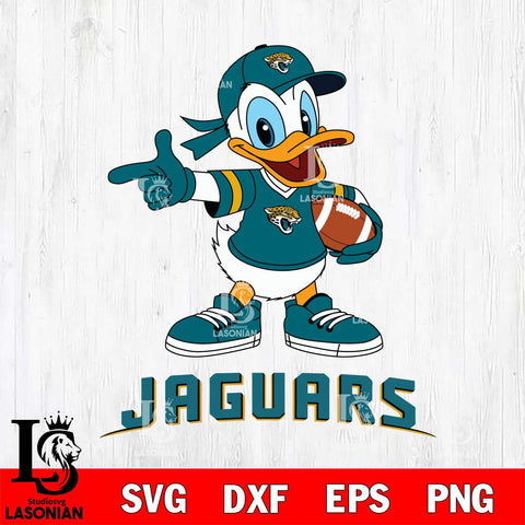 Jacksonville Jaguars Donald Duck Sport Cricut, NFL SVG DXF EPS PNG FILE, Digital Download,Instant Download, Silhouette