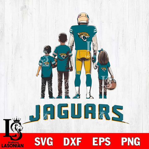 Jacksonville Jaguars Father Football SVG DXF EPS PNG FILE,NFL SVG, Father day Digital Download,Instant Download, Silhouette