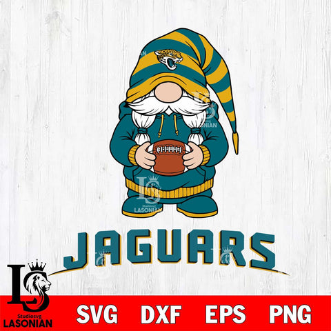 Jacksonville Jaguars Gnome Sport File Cut, NFL SVG, Digital Download , CHRISTMAS Criucut , Silhouette
