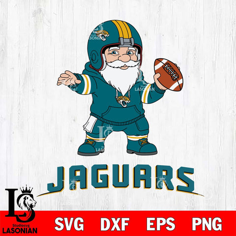 Jacksonville Jaguars Gnome football player File Cut, NFL SVG, Digital Download , CHRISTMAS Criucut , Silhouette