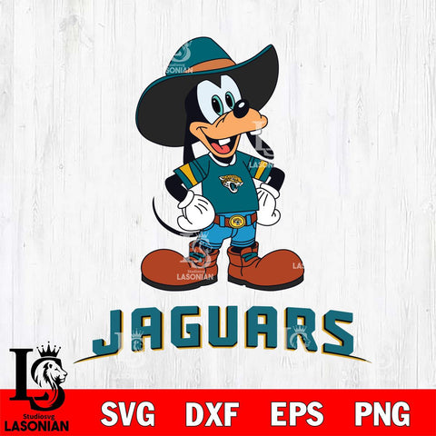 Jacksonville Jaguars Goofy Cowboy Sport SVG DXF EPS PNG FILE,NFL Cricut ,Football Digital Download,Instant Download, Silhouette