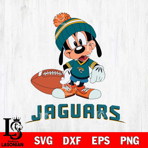 Jacksonville Jaguars Goofy Football SVG DXF EPS PNG FILE,NFL Cricut ,Football Digital Download,Instant Download, Silhouette
