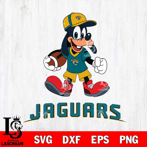 Jacksonville Jaguars Goofy Football Player SVG DXF EPS PNG FILE,NFL Cricut ,Football Digital Download,Instant Download, Silhouette