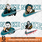 Jacksonville Jaguars Halloween NFL Bundle 4 Svg Eps Dxf Png File, Digital Download, Instant Download