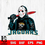 Jacksonville Jaguars Jason Voorhees Horror 12 Svg Eps Dxf Png File, NFL svg, Digital Download, Instant Download