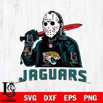 Jacksonville Jaguars Jason Voorhees Horror Halloween Svg Eps Dxf Png File, Digital Download, Instant Download
