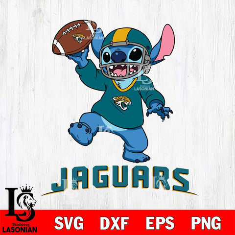 Jacksonville Jaguars Lilo and stitch Sport SVG DXF EPS PNG FILE, Stitch File Cut,NFL Digital Download,Instant Download, Silhouette