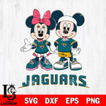 Jacksonville Jaguars Mickey And Minnie Football Svg Eps Dxf Png File, NFL svg , Digital Download , Instant Download, Cricut File