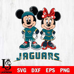 Jacksonville Jaguars Mickey And Minnie Rugby Svg Eps Dxf Png File, NFL svg , Digital Download , Instant Download, Cricut File