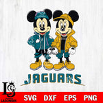 Jacksonville Jaguars Mickey Minnie Mouse Football Svg Eps Dxf Png File, Bundle NFl svg , File Cut , Digital Download , Instant Download, Laser Cut Svg Files