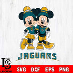 Jacksonville Jaguars Mickey Minnie Valentine Football Svg Eps Dxf Png File, NFL svg , Digital Download , Instant Download, Cricut File