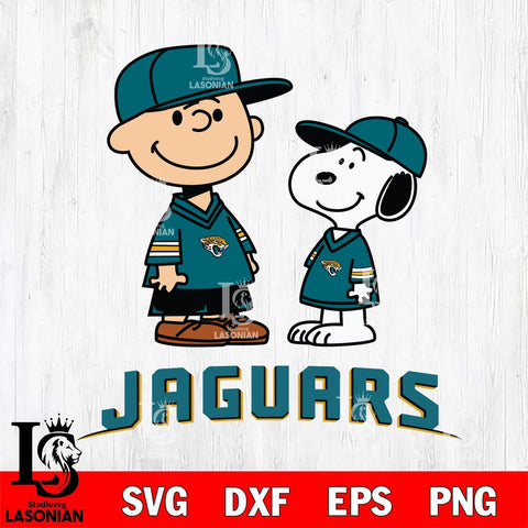 Jacksonville Jaguars Peanuts Snoopy Football SVG DXF EPS PNG FILE,Snoopy File Cut, Nfl Digital Download,Instant Download, Silhouette