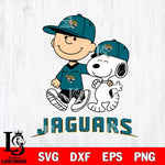 Jacksonville Jaguars Peanuts Snoopy Friends SVG DXF EPS PNG FILE,Snoopy File Cut, Nfl Digital Download,Instant Download, Silhouette