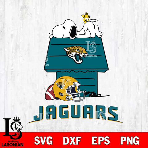 Jacksonville Jaguars Snoopy Chill Football SVG DXF EPS PNG FILE,Snoopy File Cut, Nfl Digital Download,Instant Download, Silhouette