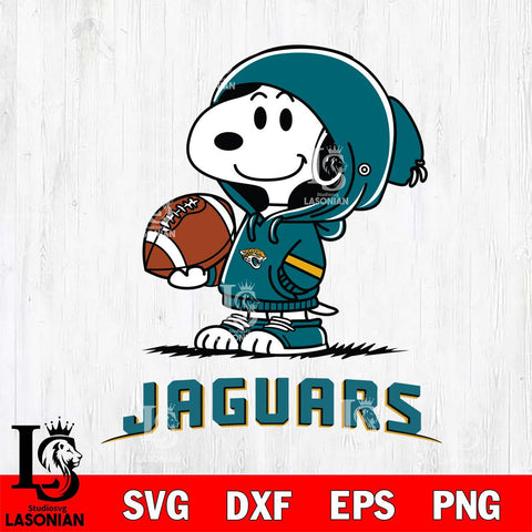 Jacksonville Jaguars Snoopy Football Svg Eps Dxf Png File, NFL svg , Digital Download , Instant Download, Cricut File