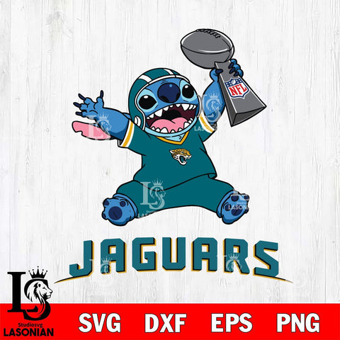 Jacksonville Jaguars Stitch Champion SVG DXF EPS PNG FILE, Stitch File Cut,NFL Digital Download,Instant Download, Silhouette
