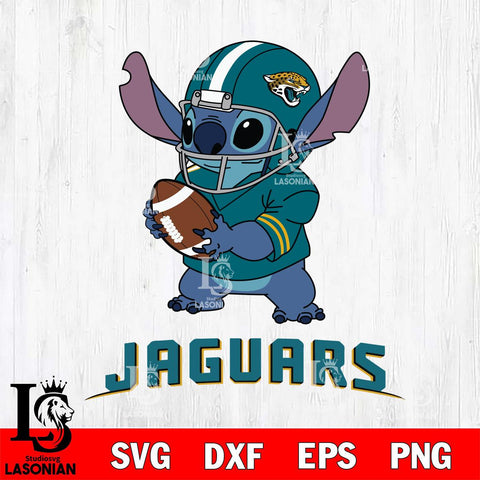 Jacksonville Jaguars Stitch Football Helmet SVG DXF EPS PNG FILE, NFL File Cut, Digital Download,Instant Download, Silhouette, Cricut
