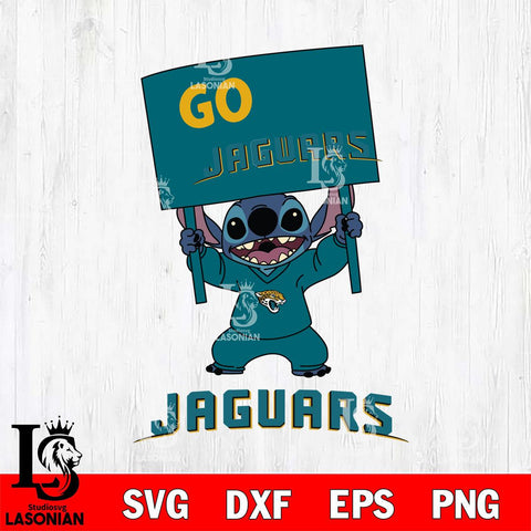 Jacksonville Jaguars Stitch Go cheer SVG DXF EPS PNG FILE, NFL File Cut, Digital Download,Instant Download, Silhouette, Cricut