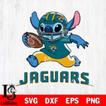Jacksonville Jaguars Stitch Run Football SVG DXF EPS PNG FILE, Stitch File Cut,NFL Digital Download,Instant Download, Silhouette