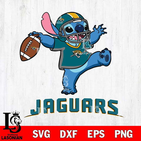Jacksonville Jaguars Stitch dance rugby ball SVG DXF EPS PNG FILE, Stitch File Cut,NFL Digital Download,Instant Download, Silhouette