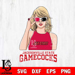 Jacksonville State Gamecocks And Taylor Swift Fan Svg Eps Dxf Png File, Digital Download, Instant Download