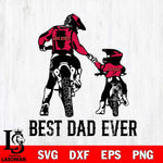 Jacksonville State Gamecocks Best Dad Ever Svg Eps Dxf Png File, Digital Download, Instant Download