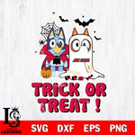 Jacksonville State Gamecocks Bluey Trick or Treat Halloween Svg Eps Dxf Png File, Digital Download, Instant Download