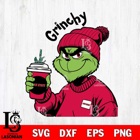 Jacksonville State Gamecocks Boujee Grinch 10 Svg Eps Dxf Png File, Digital Download, Instant Download