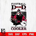 Jacksonville State Gamecocks Football Dad Cooler Svg Eps Dxf Png File, Digital Download, Instant Download
