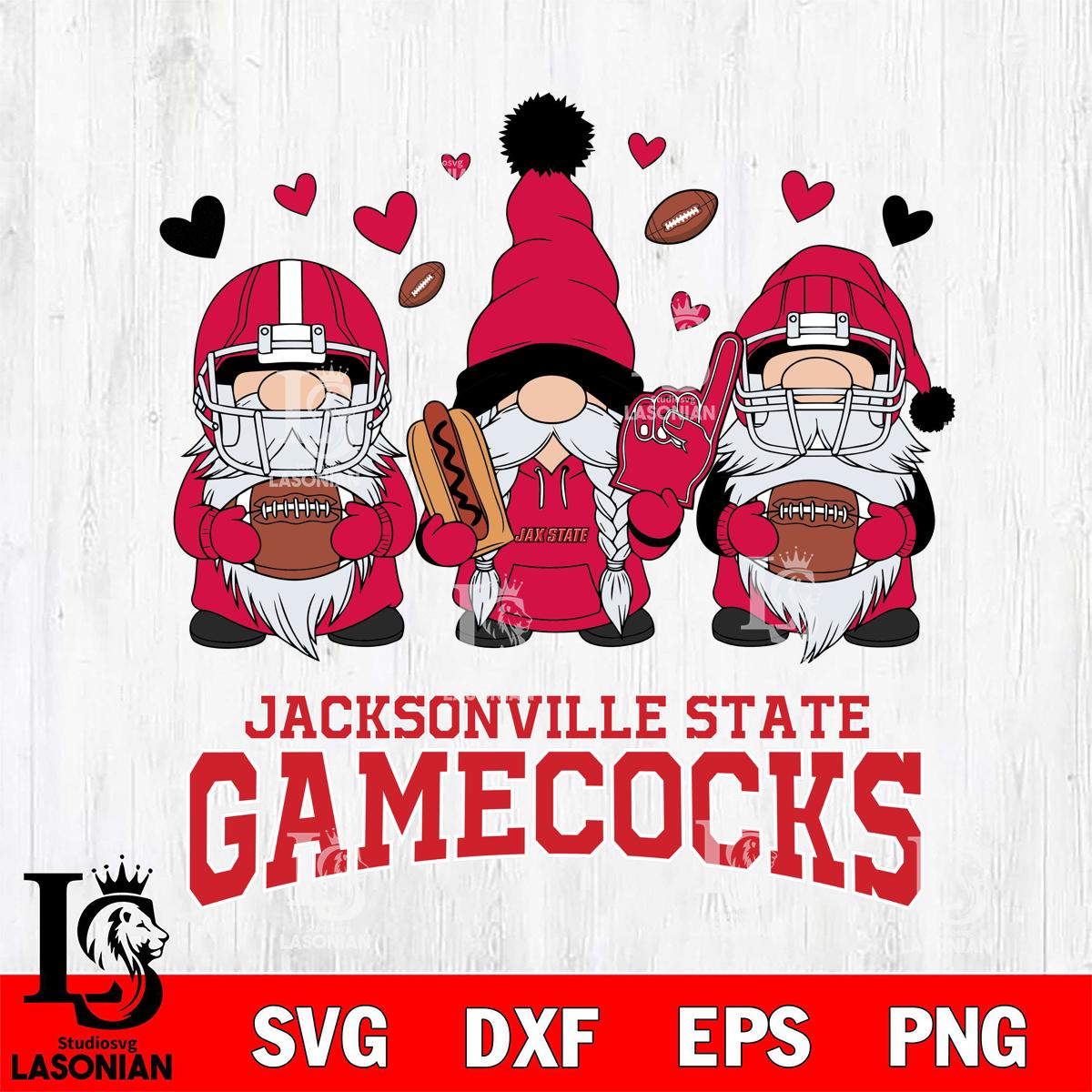Jacksonville State Gamecocks Gnome Rugby – lasoniansvg