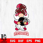 Jacksonville State Gamecocks Gnomes Helmet Svg Eps Dxf Png File, Digital Download, Instant Download
