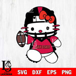 Jacksonville State Gamecocks Hello Kitty sport 11 Svg Eps Dxf Png File, NCAA svg, Digital Download, Instant Download