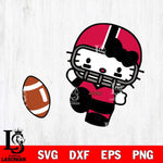 Jacksonville State Gamecocks Hello Kitty sport 12 Svg Eps Dxf Png File, NCAA svg, Digital Download, Instant Download