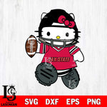 Jacksonville State Gamecocks Hello Kitty sport Svg Eps Dxf Png File, NCAA svg, Digital Download, Instant Download