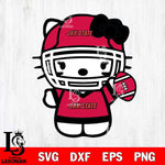 Jacksonville State Gamecocks Hello Kitty sport 6 Svg Eps Dxf Png File, NCAA svg, Digital Download, Instant Download