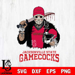Jacksonville State Gamecocks Jason Voorhees 2 Svg Eps Dxf Png File, Digital Download