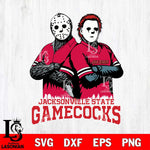 Jacksonville State Gamecocks Jason Voorhees 8 Svg Eps Dxf Png File, Digital Download
