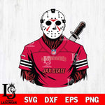 Jacksonville State Gamecocks Jason Voorhees Horror 4 Svg Eps Dxf Png File, NCAA svg, Digital Download, Instant Download