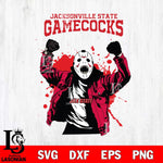 Jacksonville State Gamecocks Jason Voorhees Horror Halloween 3 Svg Eps Dxf Png File, NCAA svg, Digital Download, Instant Download