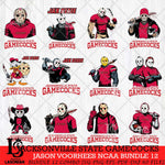 Jacksonville State Gamecocks Jason Voorhees NCAA Bundle 12 SVG Svg Eps Dxf Png File, Digital Download