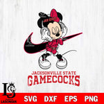Jacksonville State Gamecocks Minnie Mouse Dancing NIKE, Svg Eps Dxf Png File, Digital Download