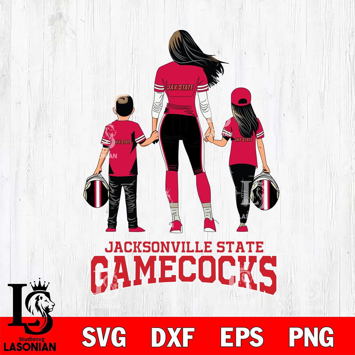 Jacksonville State Gamecocks Mother and son Rugby – lasoniansvg