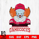 Jacksonville State Gamecocks Pennywise Horror Sport 2 Svg Eps Dxf Png File, Digital Download