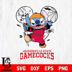 Jacksonville State Gamecocks Stitch Michael Halloween Svg Eps Dxf Png File, Digital Download, Instant Download