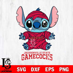Jacksonville State Gamecocks Stitch Mummy Svg Eps Dxf Png File, NCAA svg, Digital Download, Instant Download