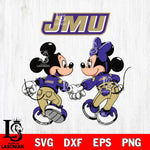 James Madison Dukes Fan Minnie And Mickey Love Svg Eps Dxf Png File, Digital Download, Instant Download